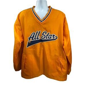 Vintage Steve and Barry's All Star Orange Pullover Sweater Rare XL